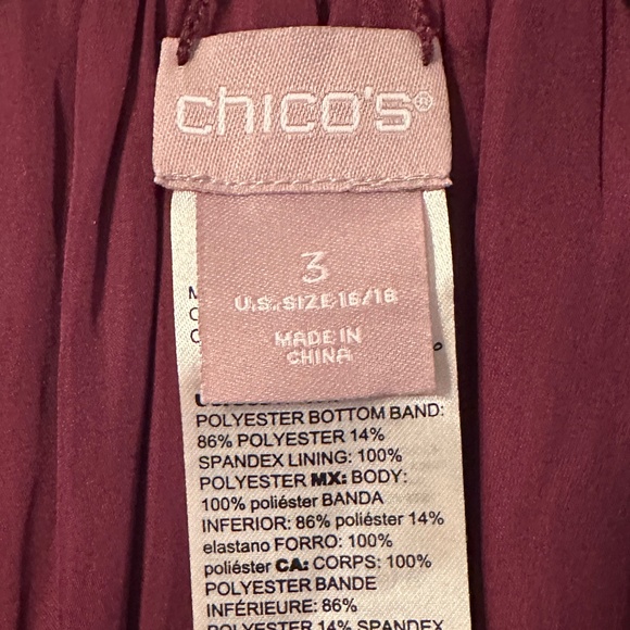 Women's Chico's floral reversible baseball style jacket, size 3 (XL/XXL) - Picture 6 of 14